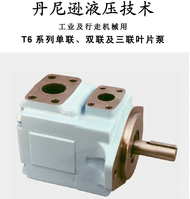 丹尼遜T6 系列單聯、雙聯及三聯葉片泵
